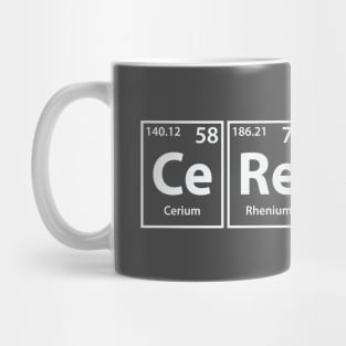 Cerebra (Ce-Re-B-Ra) Periodic Elements Spelling Mug